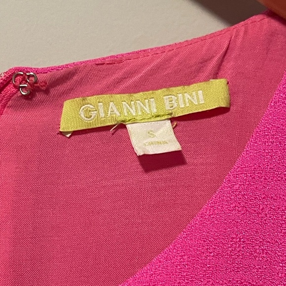 Gianni Bini | Hot Pink Margie Mini Dress - Picture 3 of 5